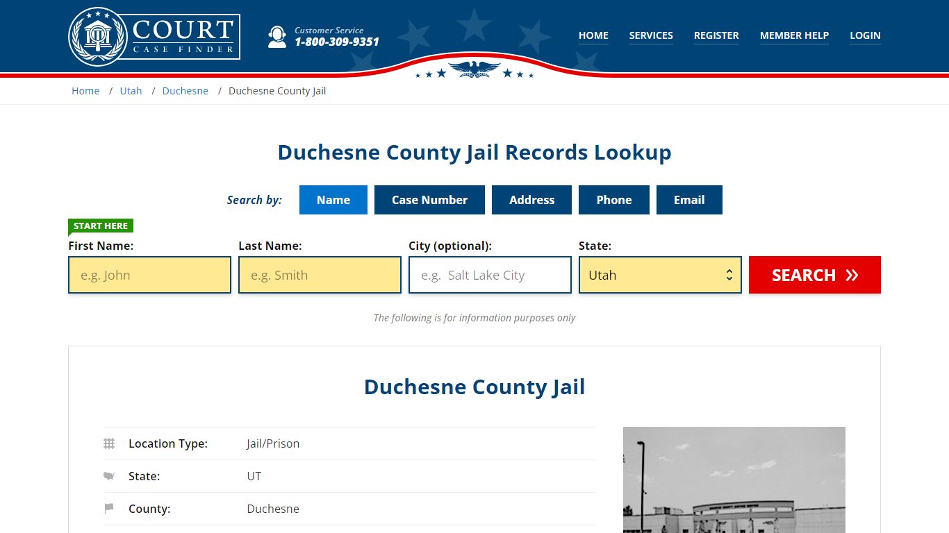 Duchesne County Jail Records - CourtCaseFinder